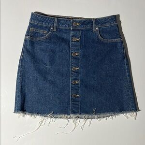 H&M Blue Denim Mini Skirt